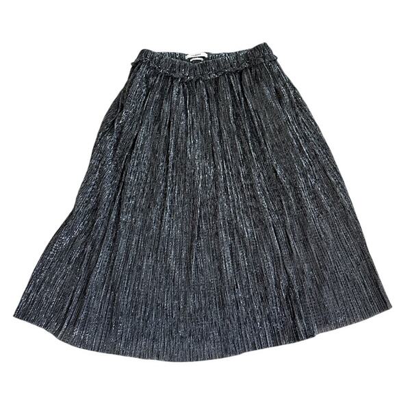 Isabel Marant Étoile Beatrice Metallic Pleated Skirt 36 - Picture 7 of 12